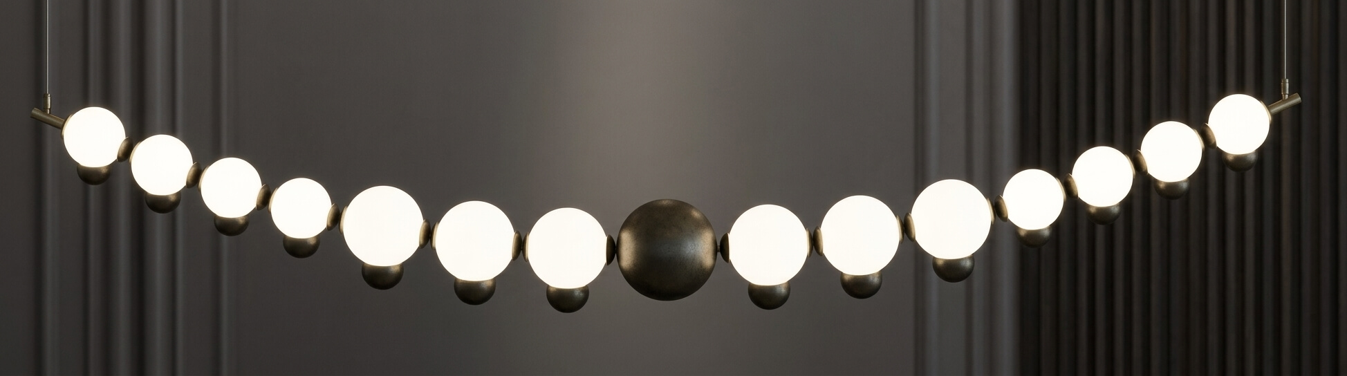 Pentalux İnci Top Sarkıt Led Avize 195 CM  PL 83520