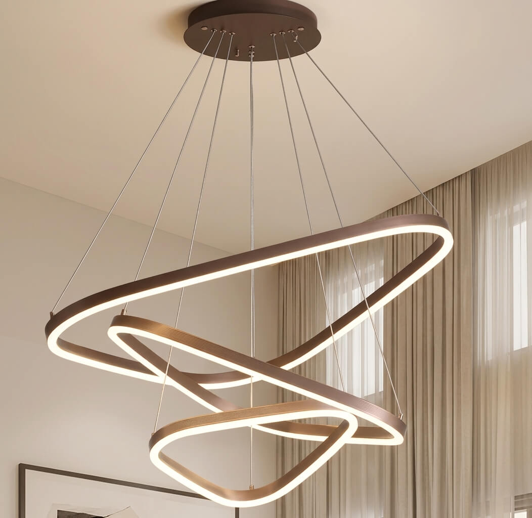 Pentalux Led Sarkıt Avize 3'lü Üçgen Model  PL 30047