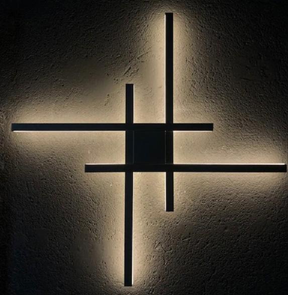 Pentalux 70*70 cm. Endirekt Led Duvar Aplik PL 74155